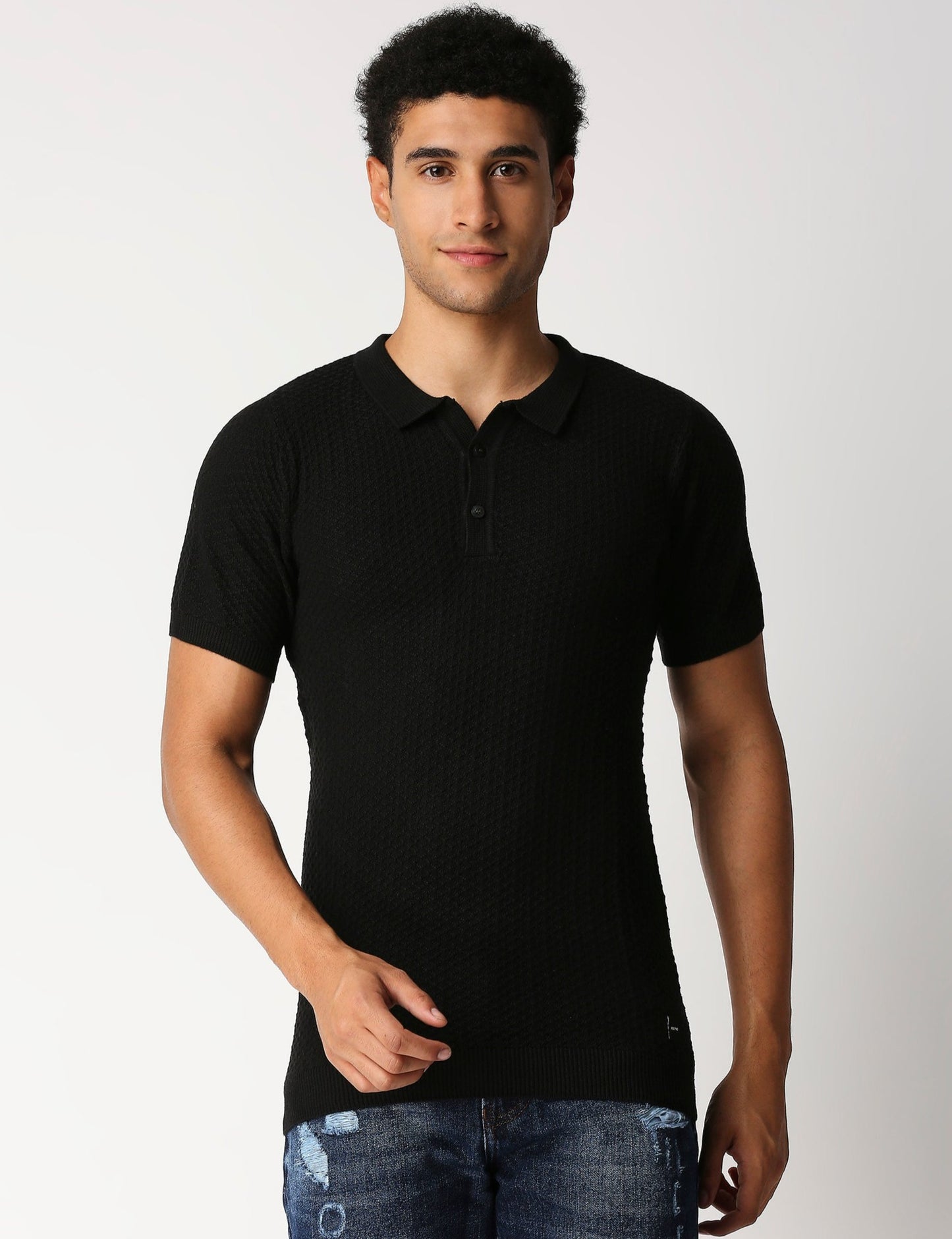 Fostino Beta Black Polo T-Shirt - Fostino T-Shirts