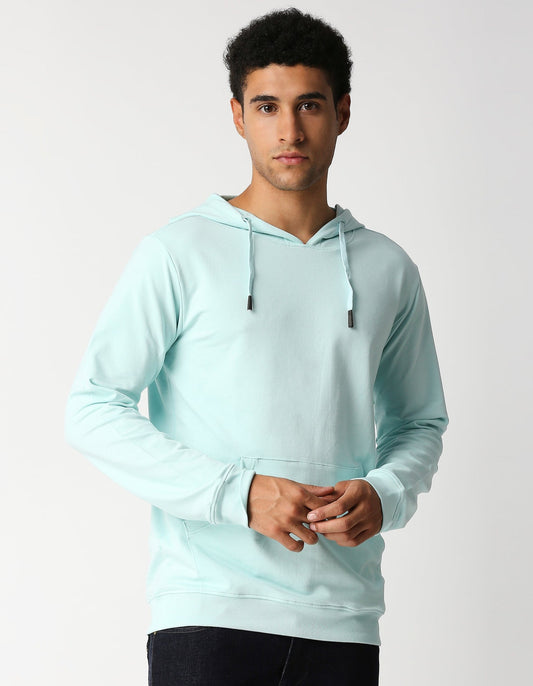 Fostino Hoodie Sky Plain Full Sleeves - Fostino Hoodies