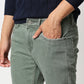 Fostino Straight Leg Jean In OLIVE - Fostino - Jeans