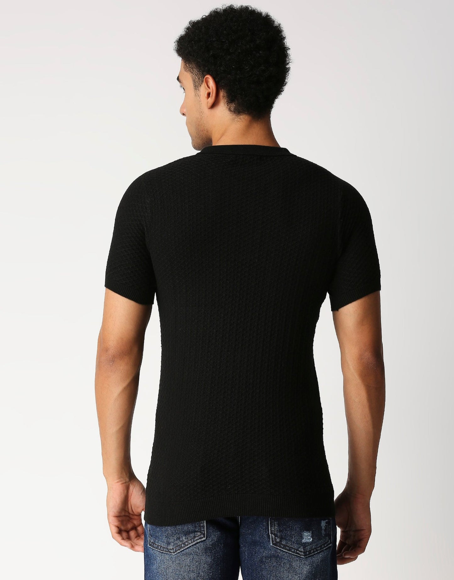 Fostino Beta Black Polo T-Shirt - Fostino T-Shirts