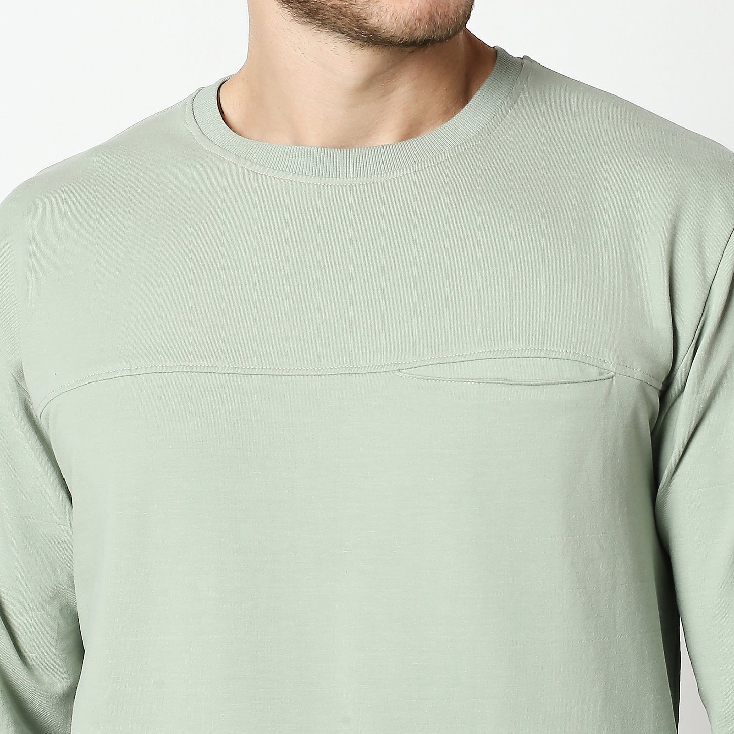 Fostino Pista Pullover Full Sleeves T-Shirt with Pocket - Fostino - T-Shirts