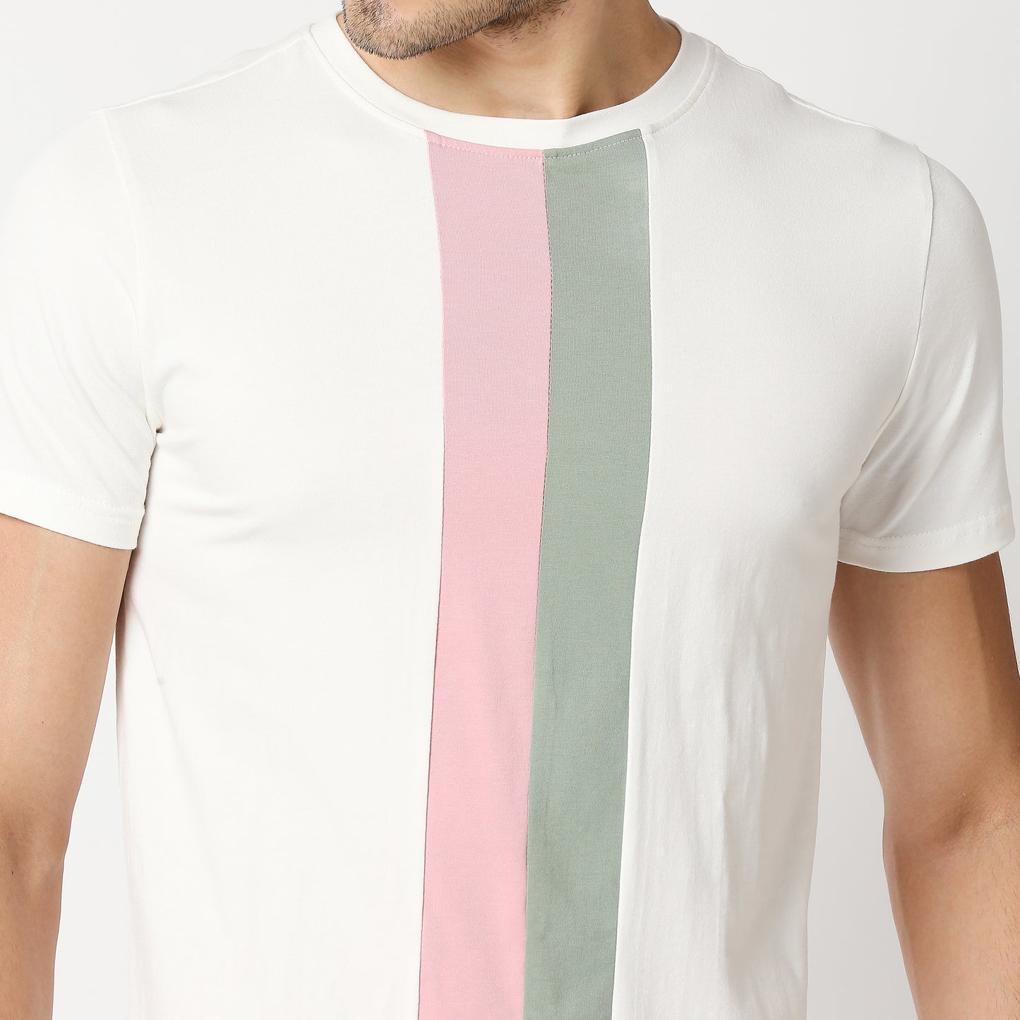 Fostino Auckland White Round Neck T-Shirt - Fostino - T-Shirts