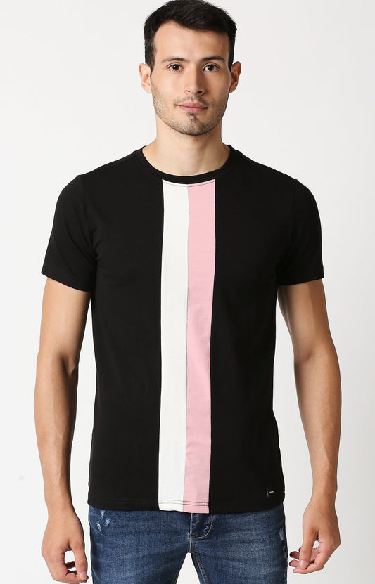 Fostino Auckland Black Round Neck T-Shirt - Fostino - T-Shirts