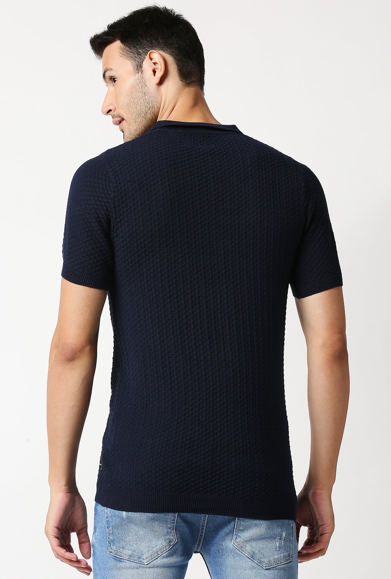 Fostino Beta Navy Polo T-Shirt - Fostino - T-Shirts