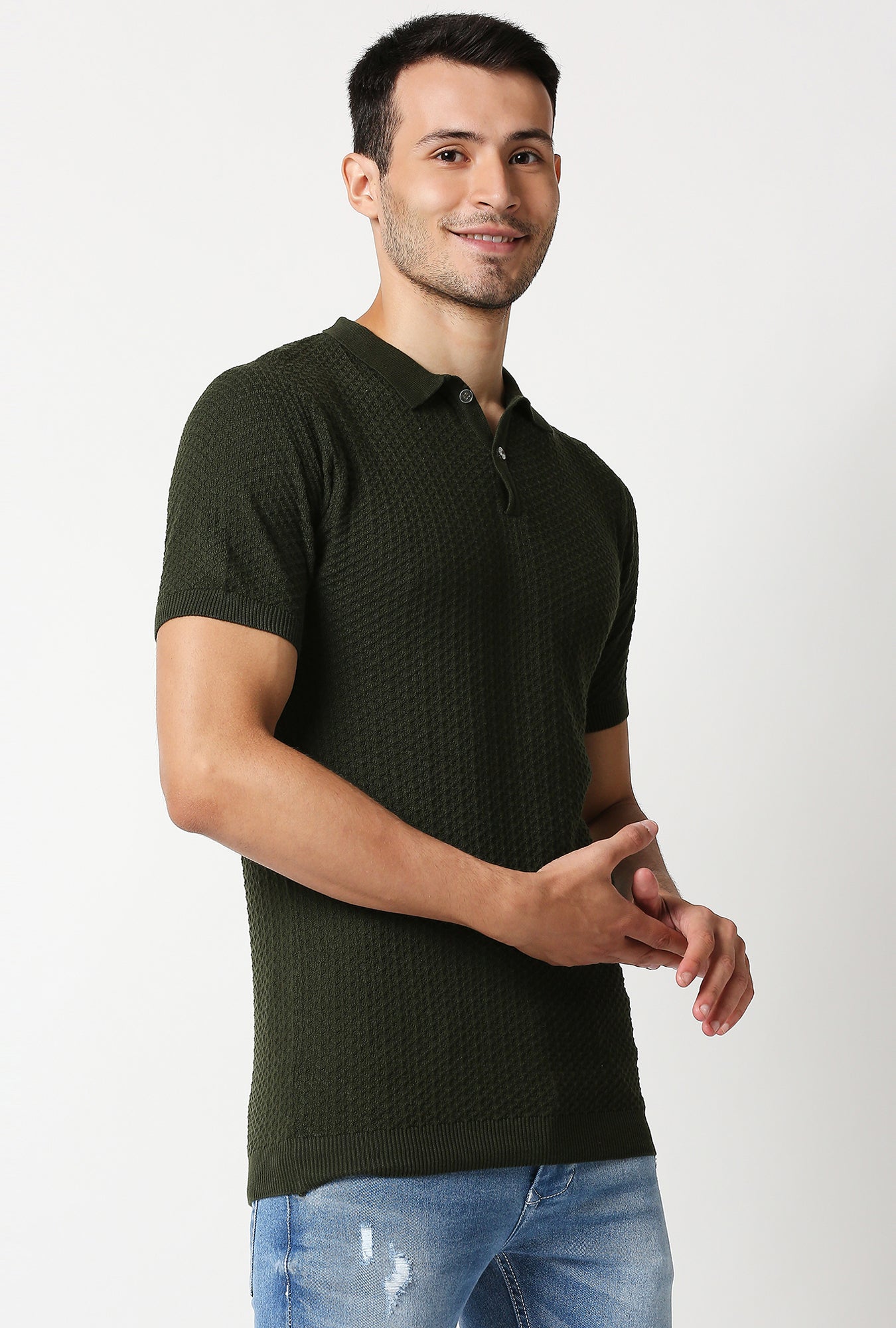 Fostino Beta Dark Green Polo T-Shirt - Fostino - T-Shirts