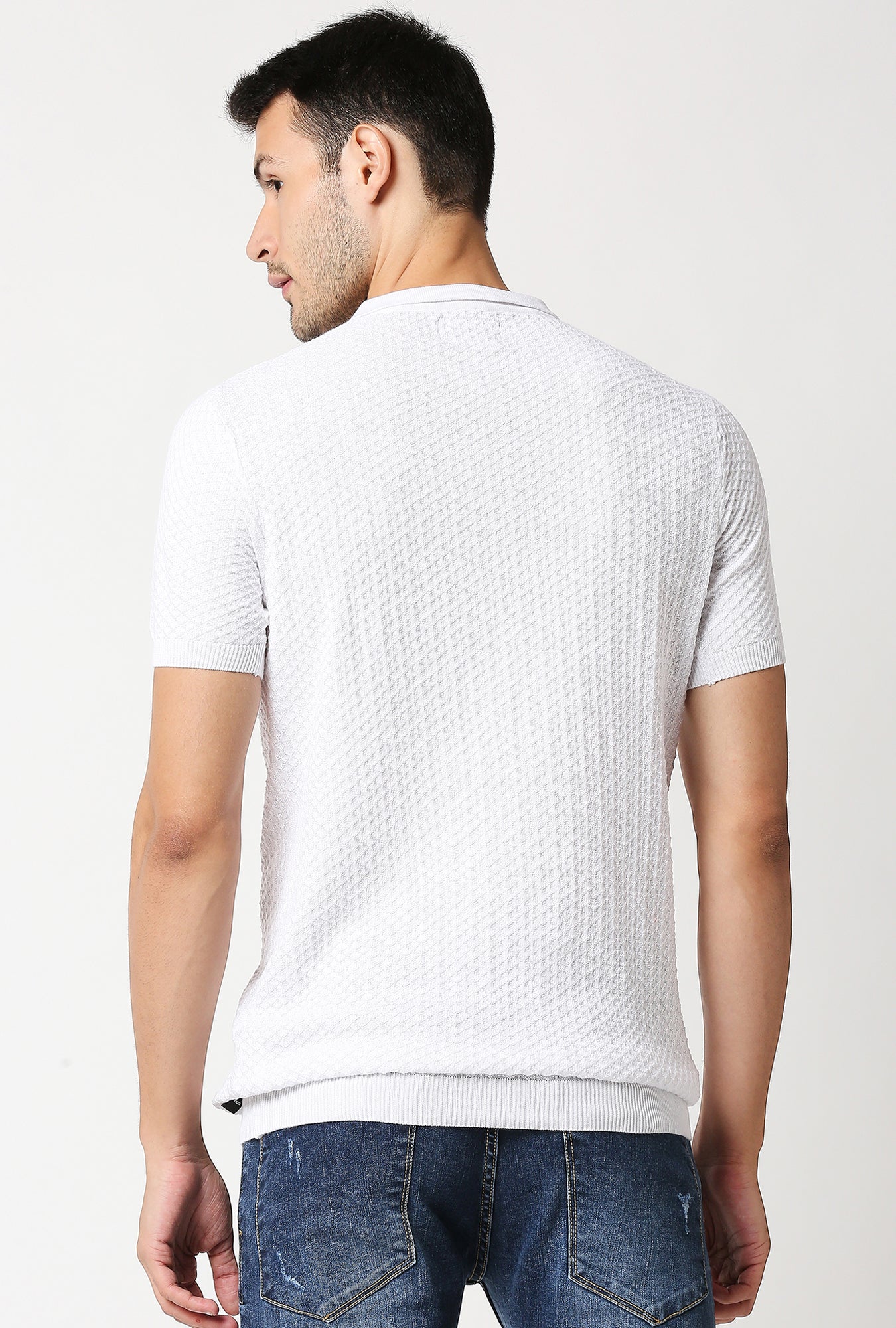 Fostino Beta White Polo T-Shirt - Fostino - T-Shirts