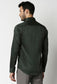 Fostino Plain Lycra Dark Green Full Sleeves Shirt - Fostino - Shirts
