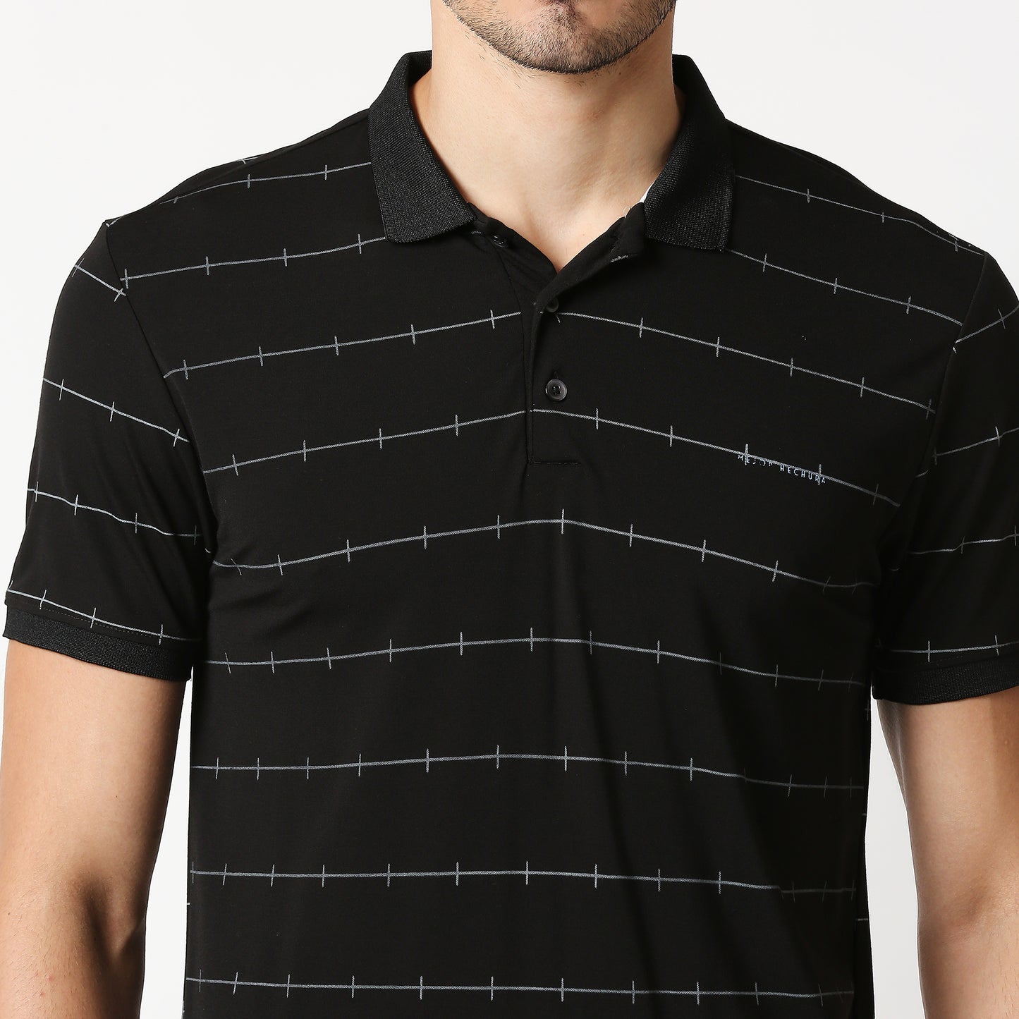 Fostino Jacob Black Polo T-Shirt - Fostino - T-Shirts