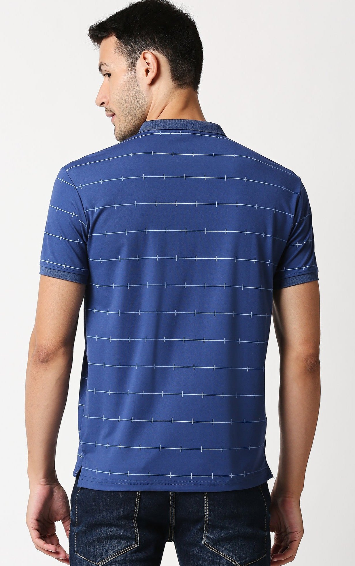 Fostino Jacob Blue Polo T-Shirt - Fostino - T-Shirts