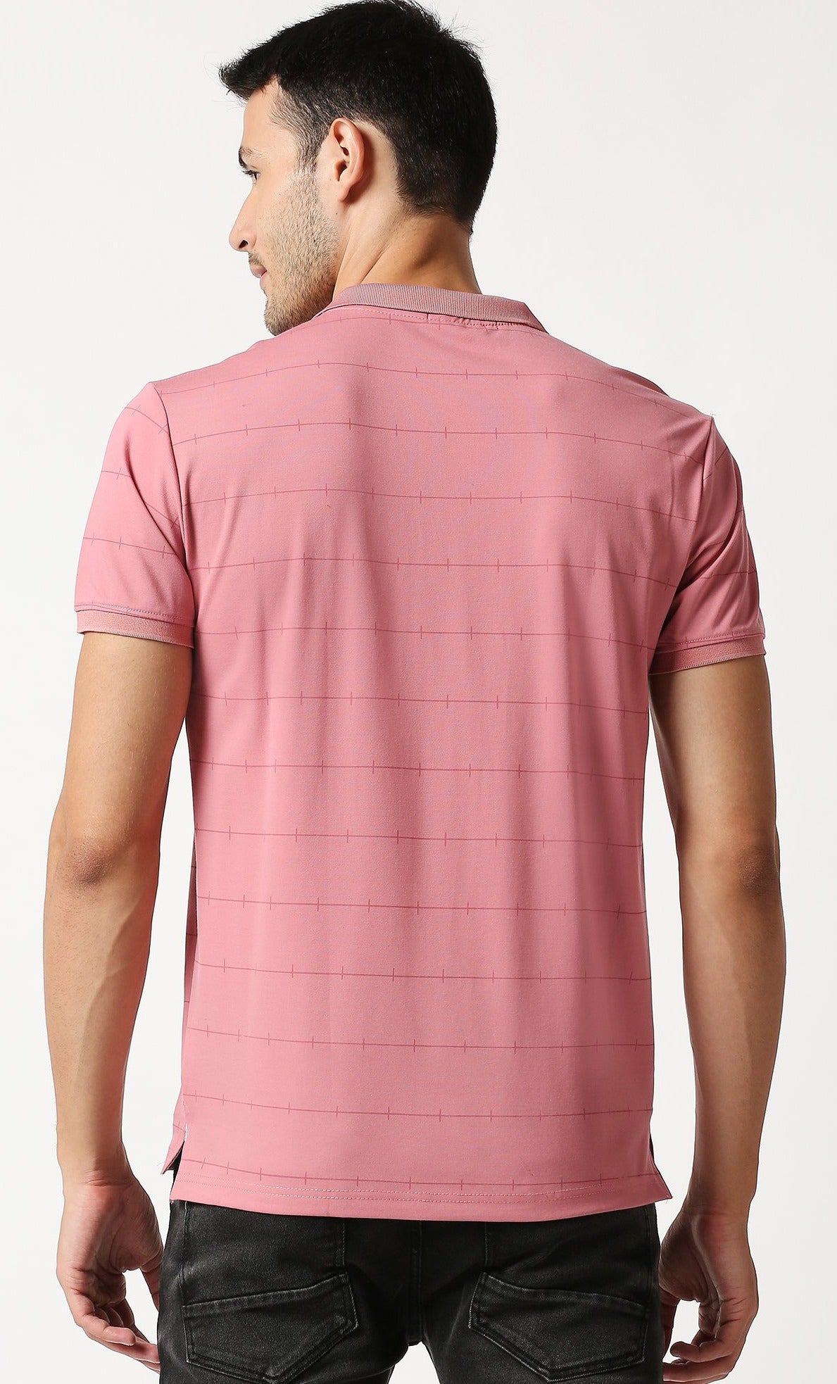 Fostino Jacob Pink Collar T-Shirt - Fostino - T-Shirts