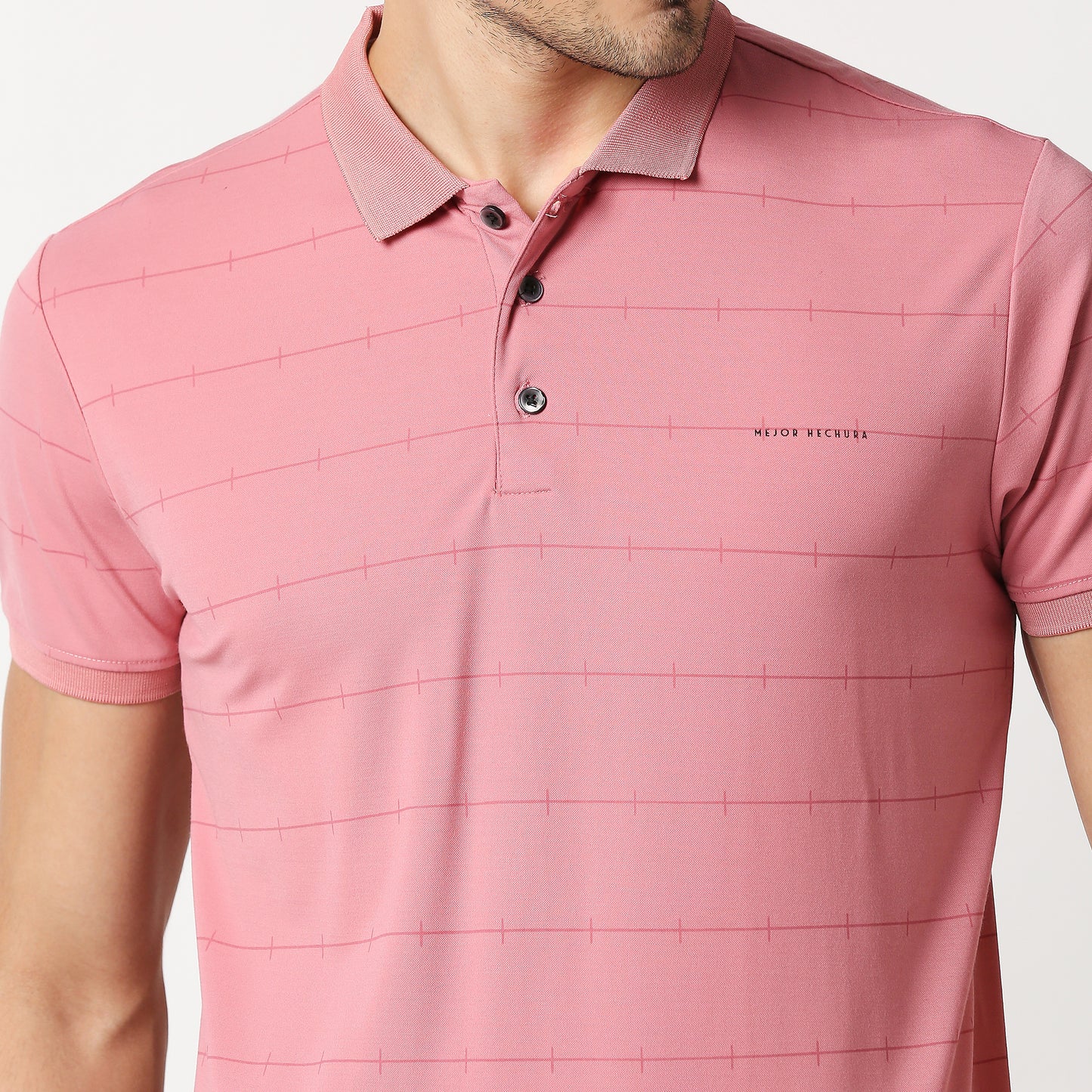 Fostino Jacob Pink Collar T-Shirt - Fostino - T-Shirts