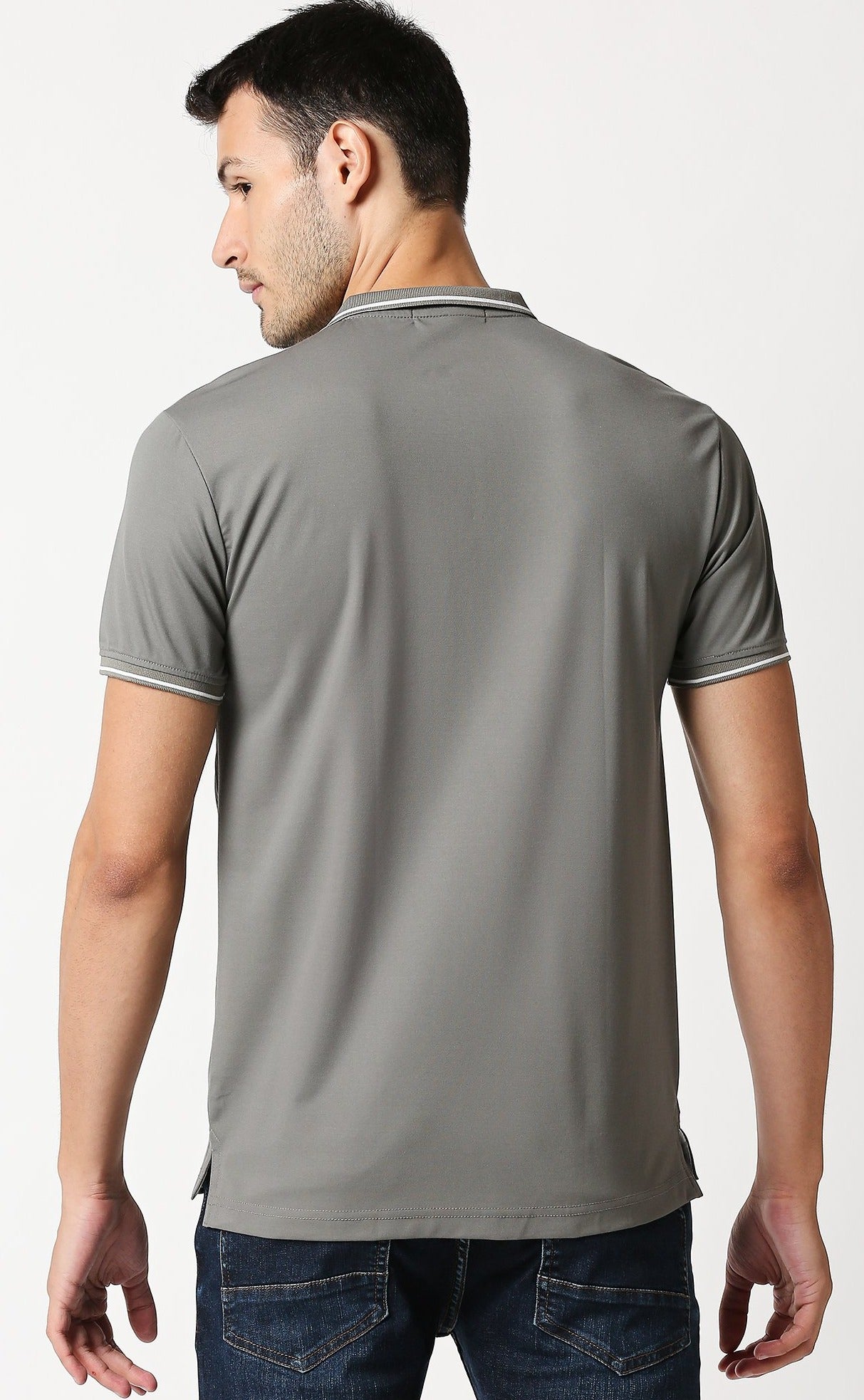 Fostino Mecca dark Grey Polo T-Shirt - Fostino - T-Shirts