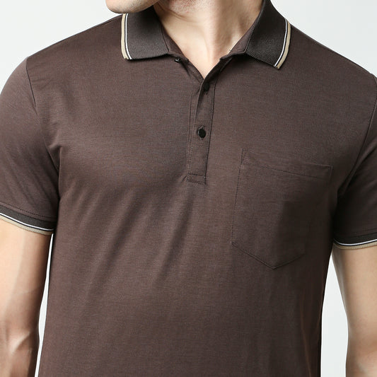 Fostino Mission Slim Fit Polo T-shirt + 3 colors - Fostino - T-Shirts