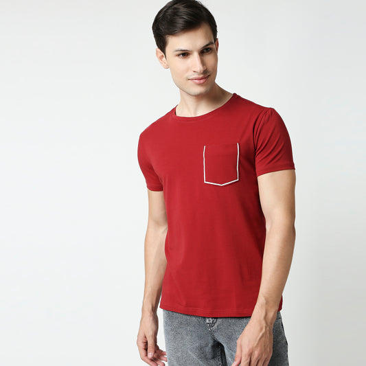 Fostino POCKET SQR round neck t-shirt - Fostino - T-Shirts