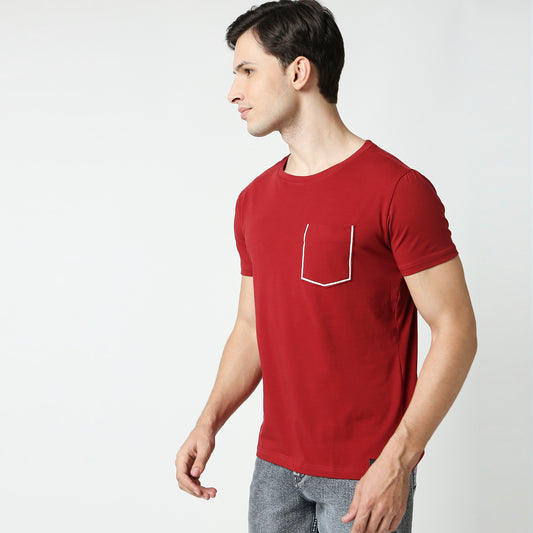 Fostino POCKET SQR round neck t-shirt - Fostino - T-Shirts