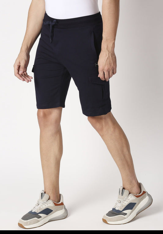 Fostino Victory Navy Cargo Short - Fostino - Shorts