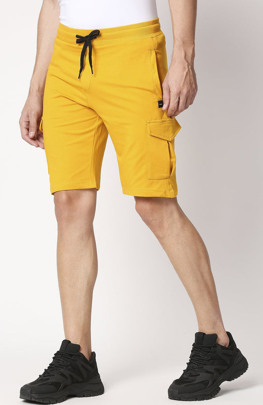Fostino Victory Yellow Cargo Short - Fostino - Shorts
