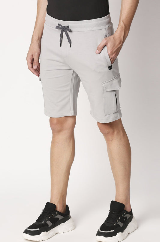 Fostino Victory Grey Cargo Short - Fostino - Shorts
