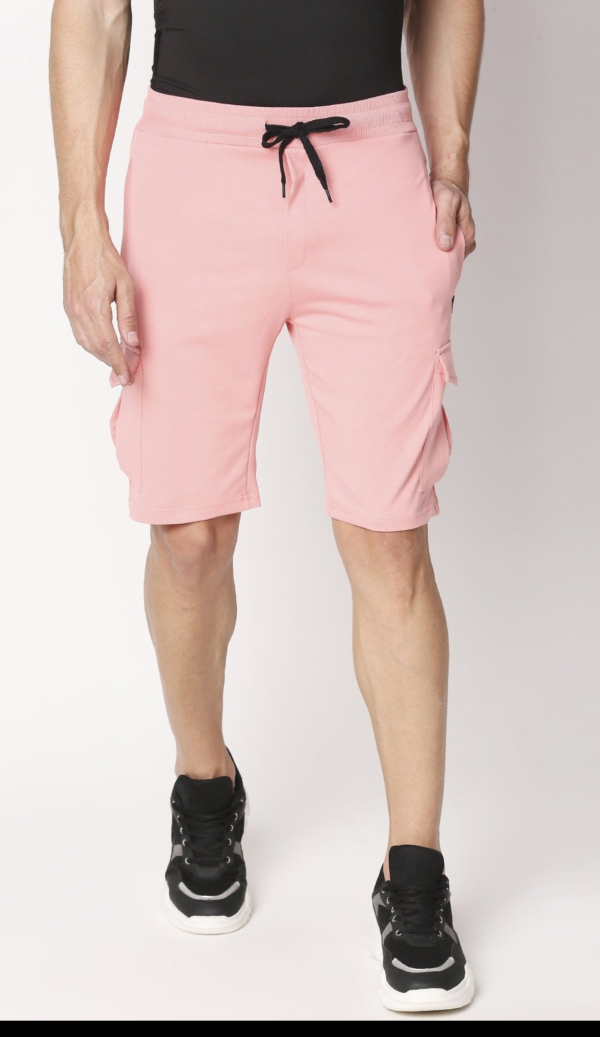 Hot pink cargo on sale shorts