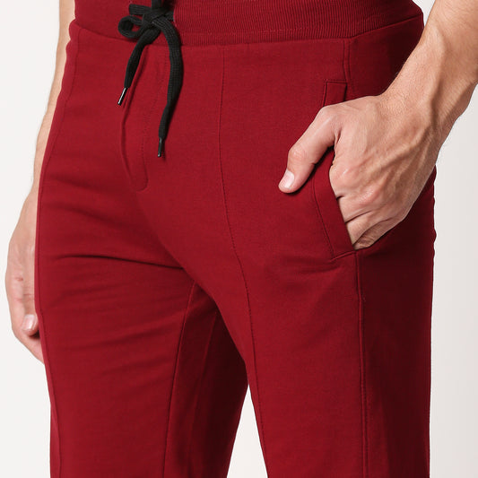 Fostino Beijing Plain Red Short - Fostino Shorts