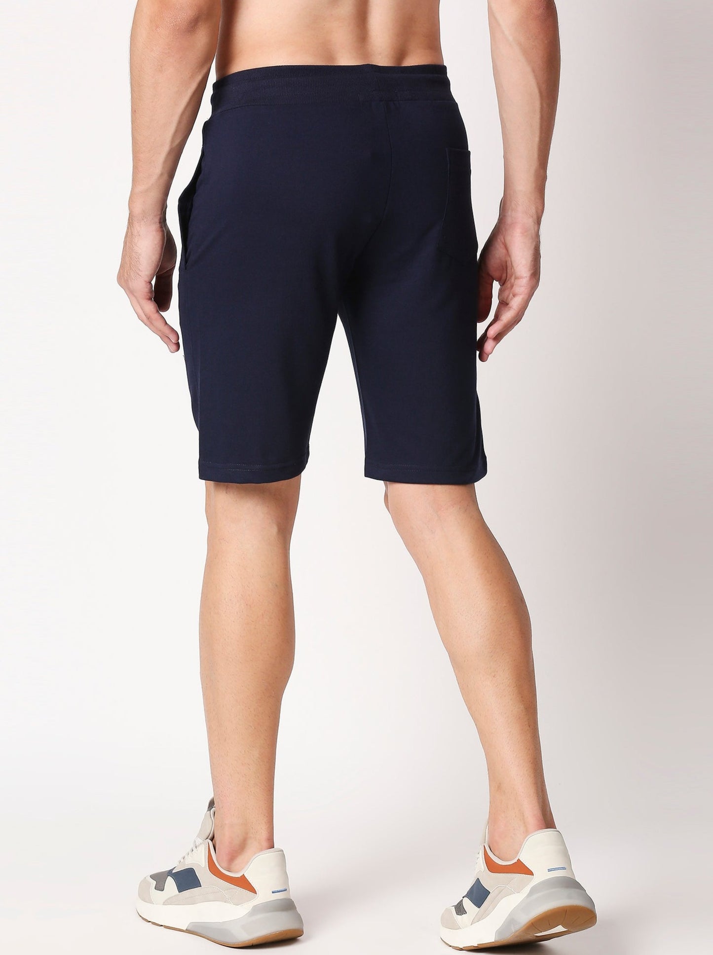 Fostino Beijing Plain Navy Short - Fostino Shorts