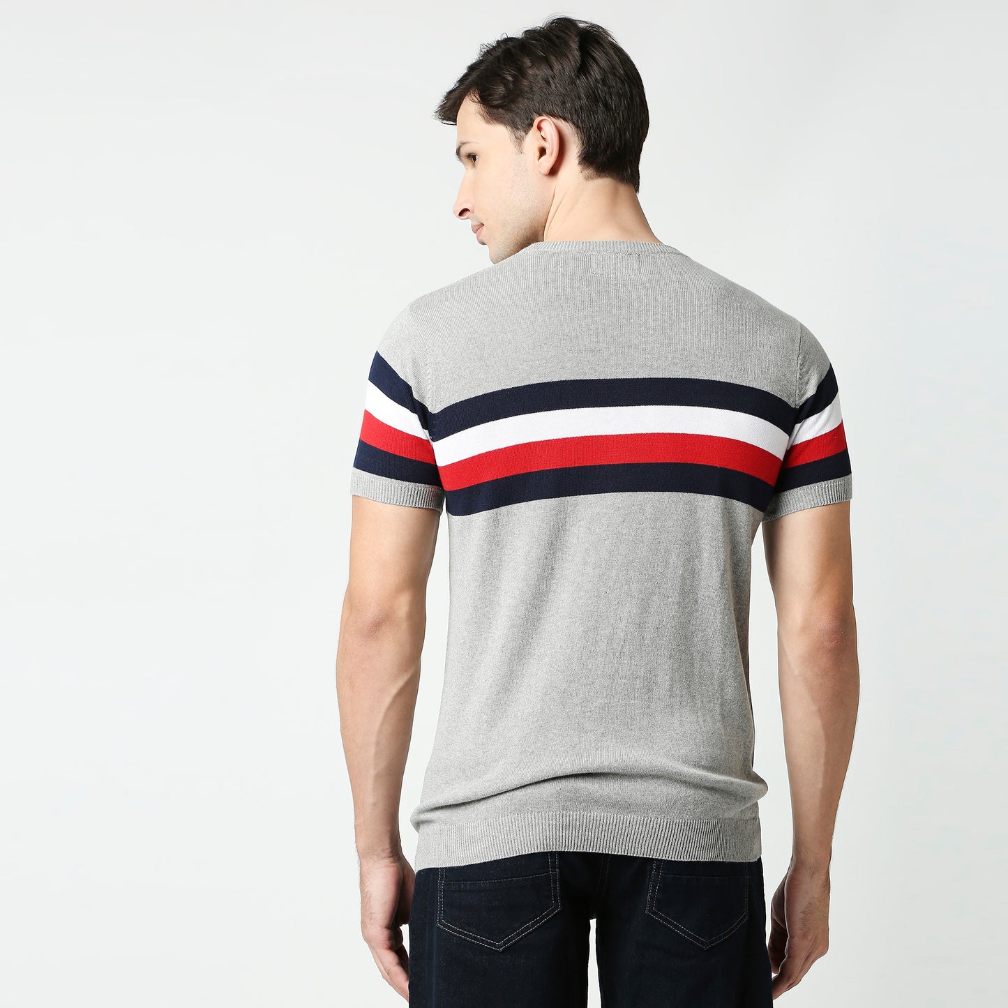 Fostino Transform Crew-Neck T-shirt with Contrast Taping + 2 colors - Fostino - T-Shirts