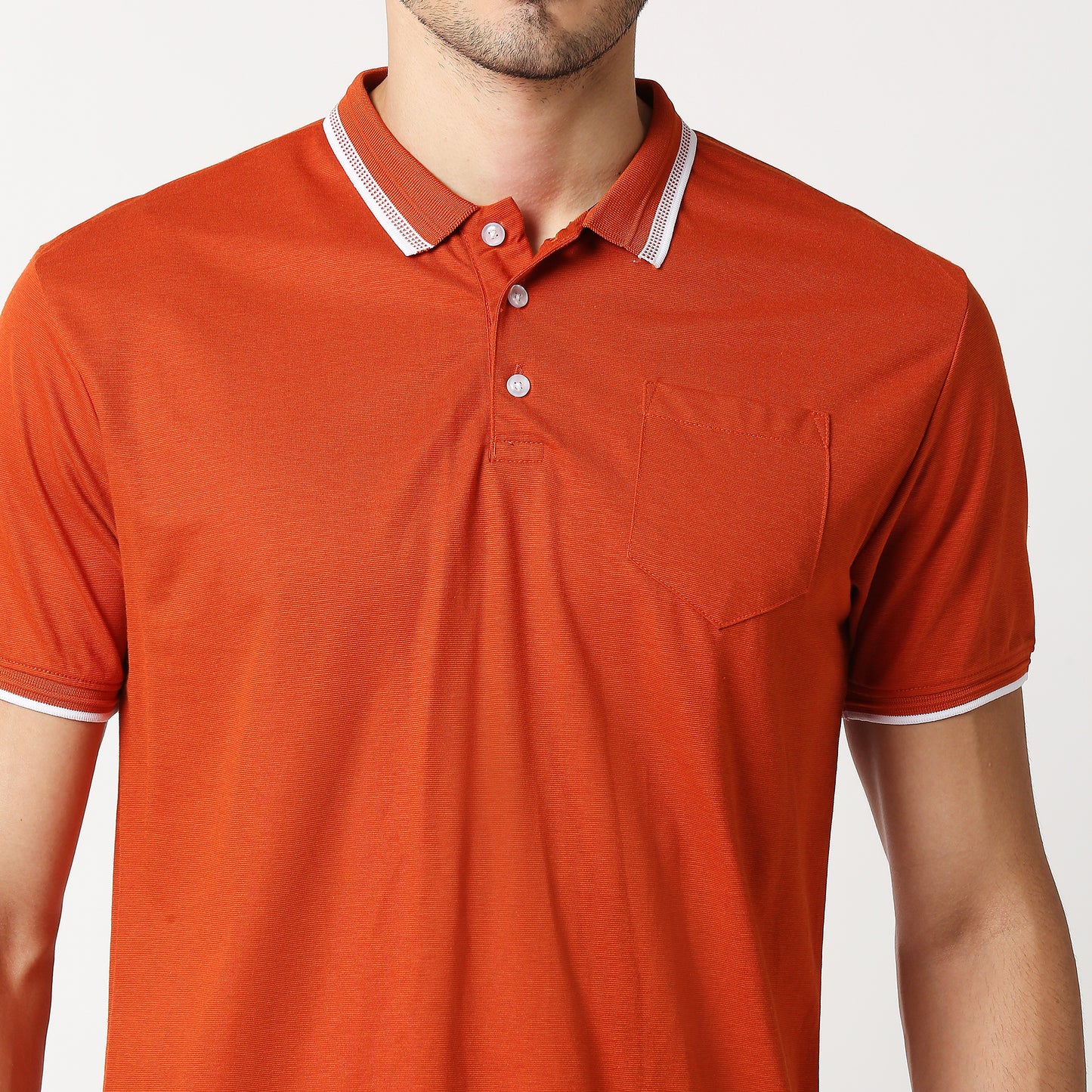 Fostino Zakat Rust Polo T-Shirt - Fostino - T-Shirts