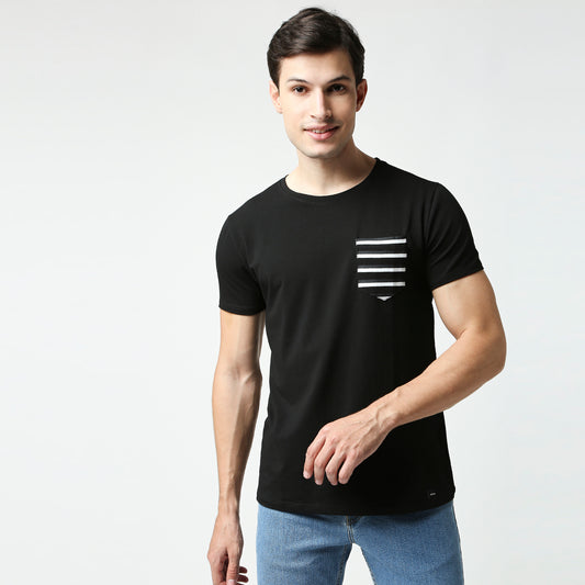 Fostino Zebra crew  neck t-shirt - Fostino - T-Shirts