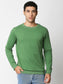 Fostino Vintage Green Plain Full Sleeves T-Shirt - Fostino