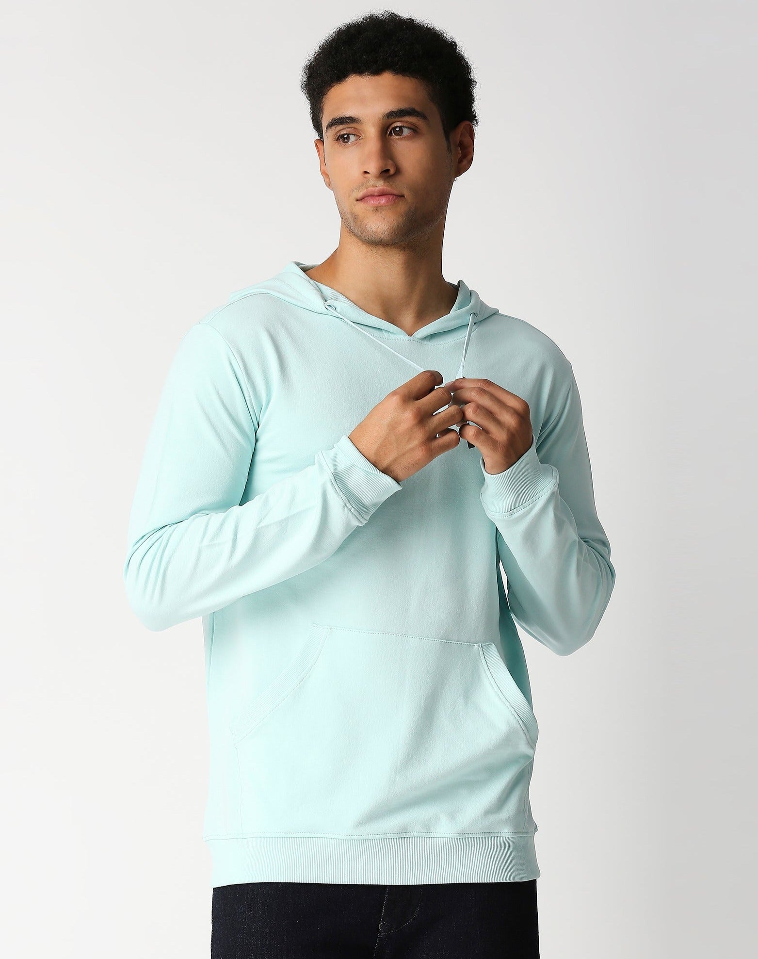 Fostino Hoodie Sky Plain Full Sleeves - Fostino Hoodies