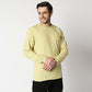 Fostino Sea Yellow Pullover Full Sleeves T-Shirt with Pocket - Fostino - T-Shirts
