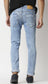 Fostino Straight Fit Distress Jeans In Light Wash Blue - Fostino - Jeans