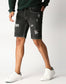 Fostino Carbon Black Denim Distress Shorts - Fostino Shorts