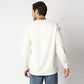 Fostino White Pullover Full Sleeves T-Shirt with Pocket - Fostino - T-Shirts