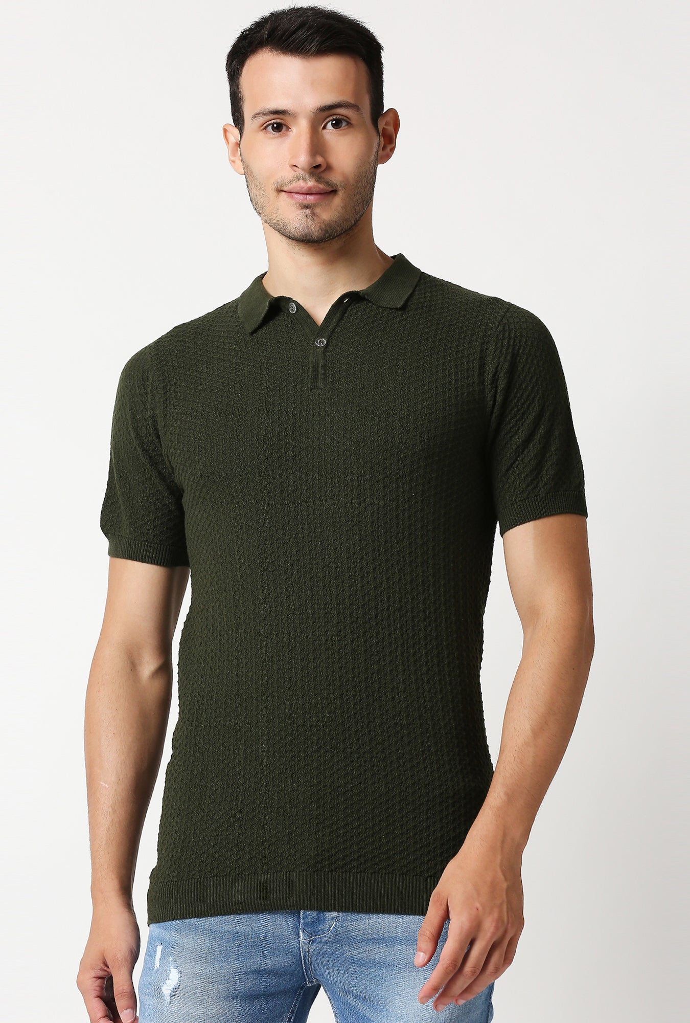 Fostino Beta Dark Green Polo T-Shirt - Fostino - T-Shirts