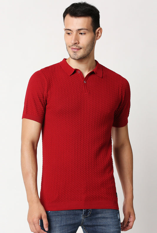 Fostino Beta Red Polo T-Shirt - Fostino - T-Shirts