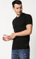 Fostino Escape Black Round Neck T-Shirt - Fostino - T-Shirts