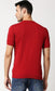 Fostino Escape Red Round Neck T-Shirt - Fostino - T-Shirts