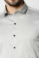 Fostino Plain Lycra Grey Full Sleeves Shirt - Fostino - Shirts