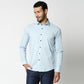 Fostino Stripes Light Blue Full Sleeves Shirt - Fostino - Shirts