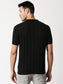 Fostino Alpha Knitted Black Polo T-shirt - Fostino - T-Shirts