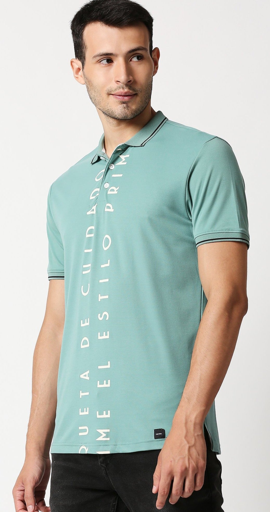 Fostino Mecca Green Polo T-Shirt - Fostino - T-Shirts