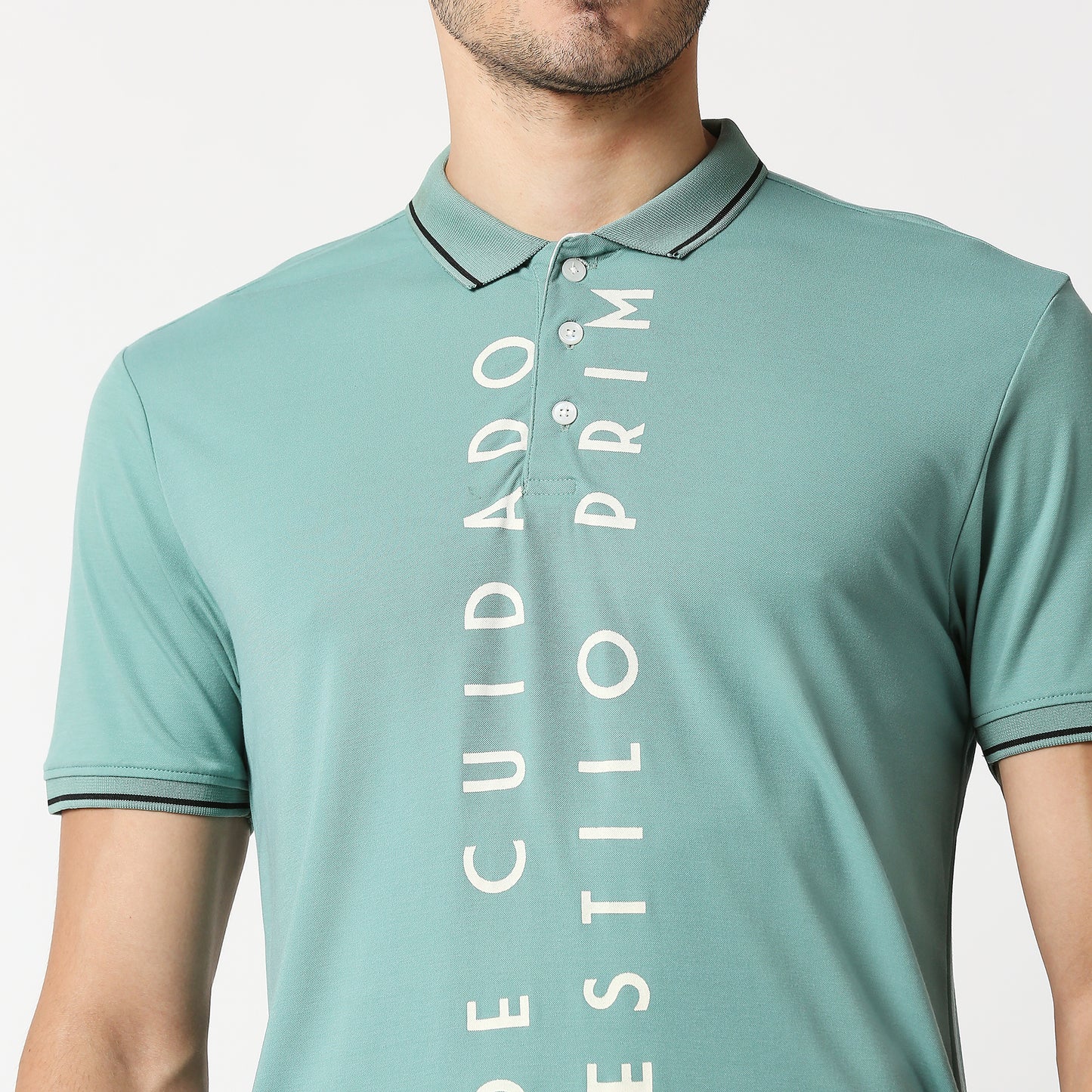 Fostino Mecca Green Polo T-Shirt - Fostino - T-Shirts
