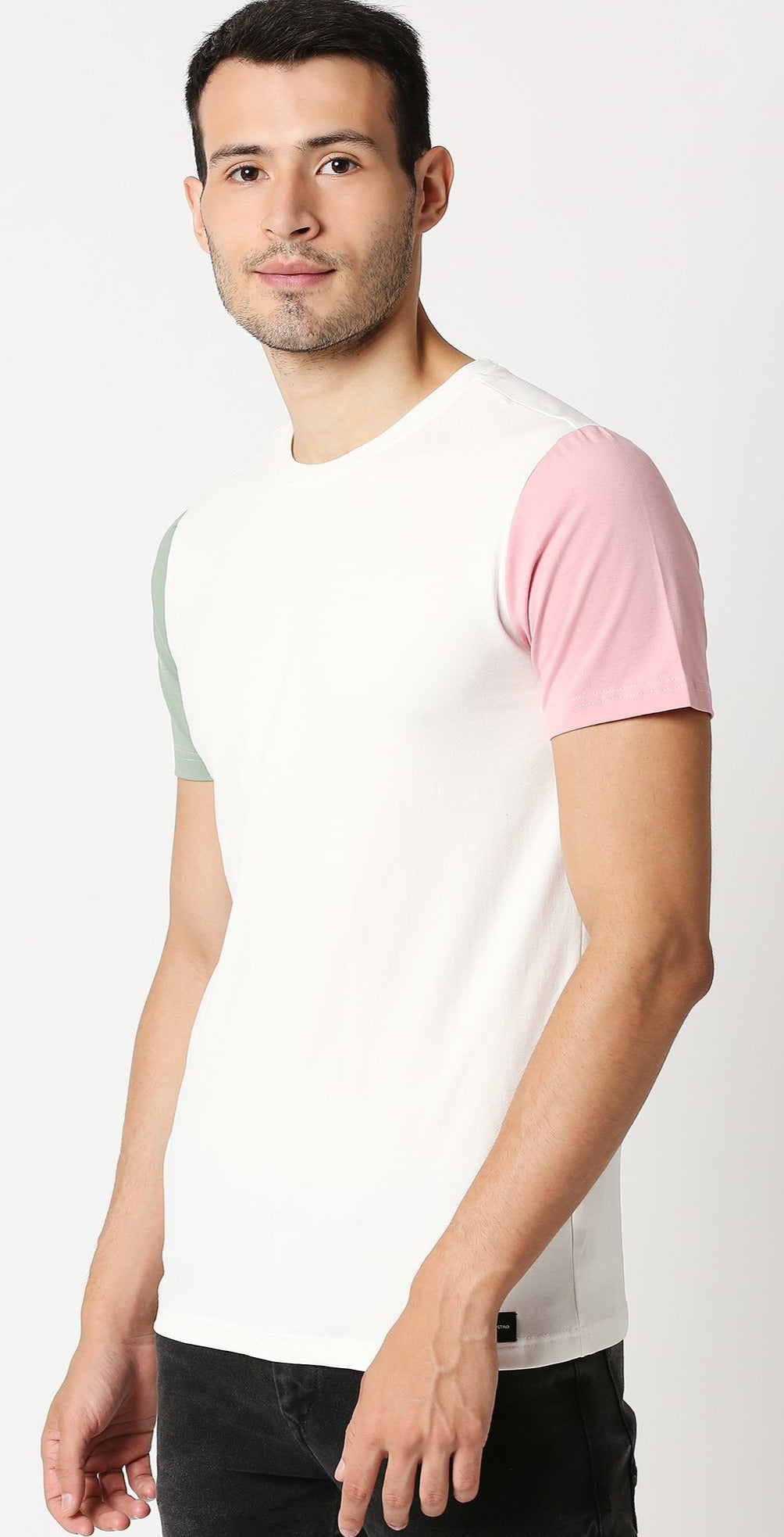 Fostino Nelson White Round Neck T-Shirt - Fostino - T-Shirts