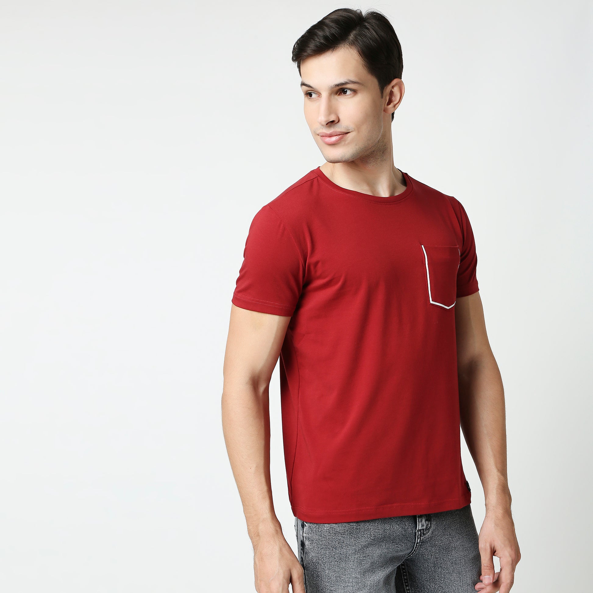 Fostino POCKET SQR round neck t-shirt - Fostino - T-Shirts