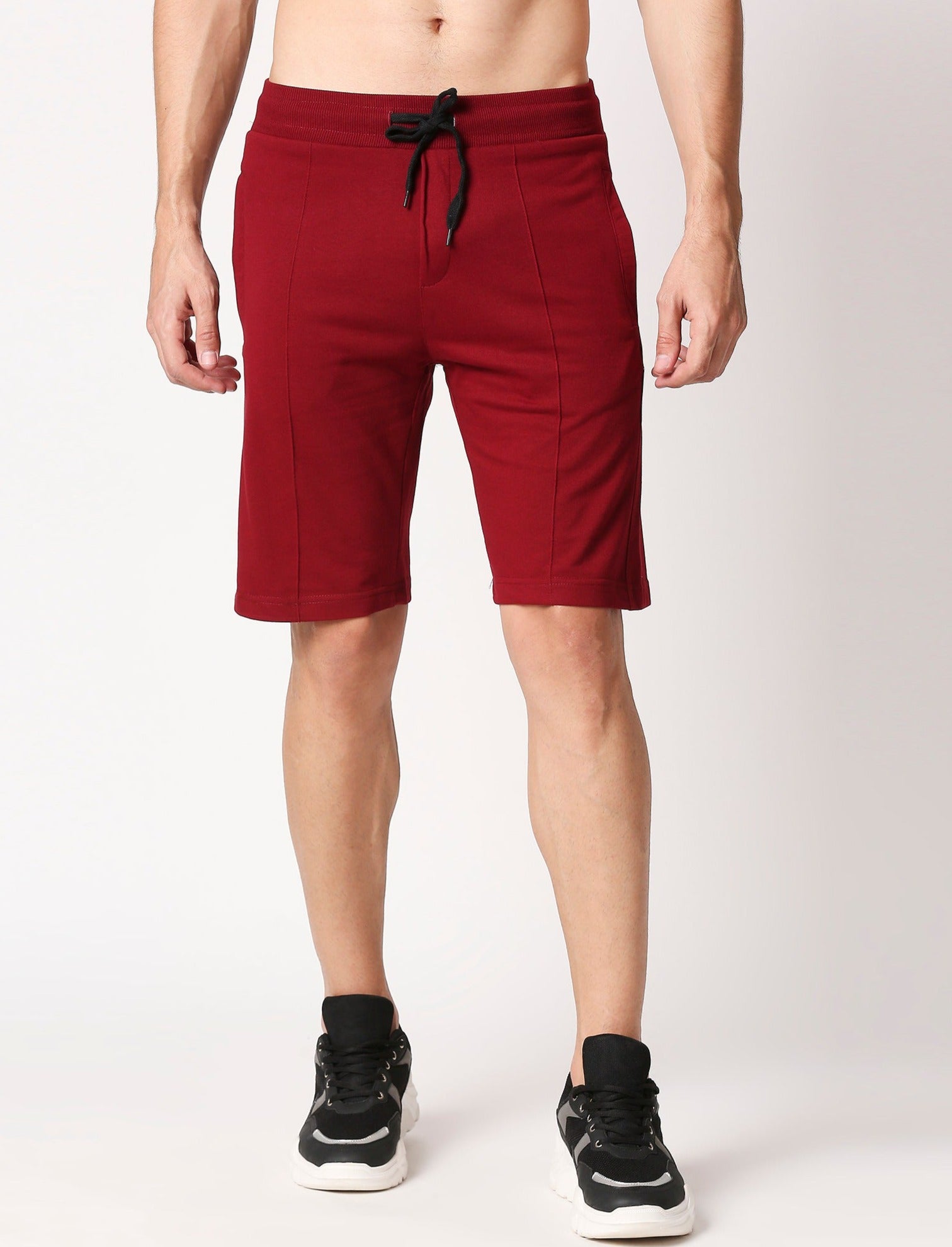 Fostino Beijing Plain Red Short - Fostino Shorts