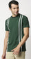 Fostino Suspender Dark Green Round Neck T-Shirt - Fostino - T-Shirts
