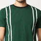 Fostino Suspender Dark Green Round Neck T-Shirt - Fostino - T-Shirts