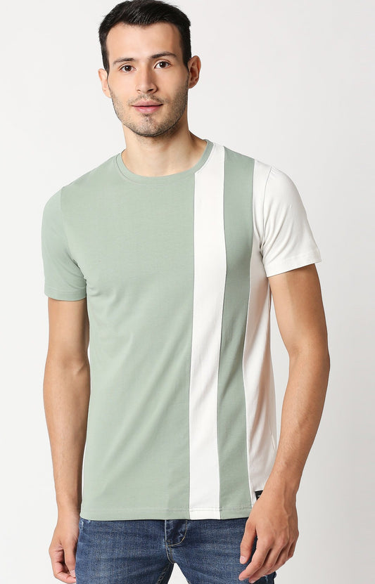 Fostino Salford Green Round Neck T-Shirt - Fostino - T-Shirts